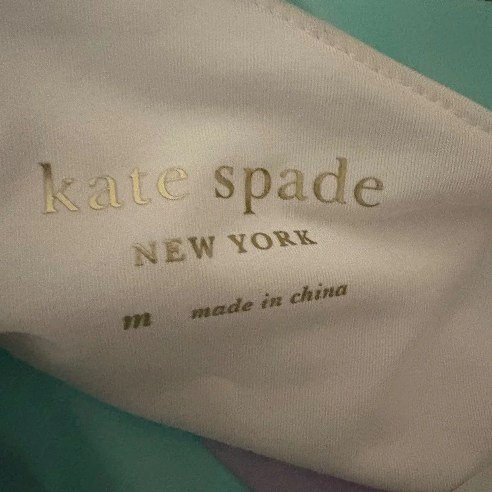 Kate‎ Spade New York One Shoulder Colorblock Sports Bra Mint Purple White M